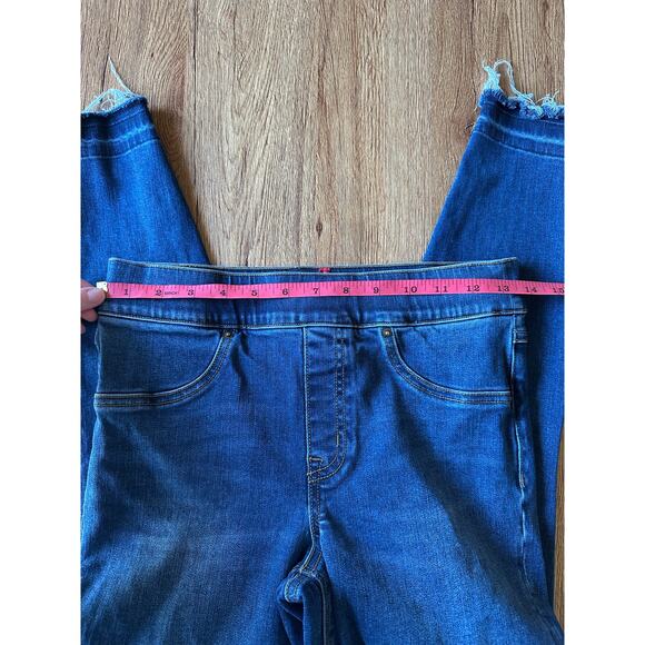 SPANX High Waisted Medium Wash Skinny Jeans Size Small - Picture 4 of 6